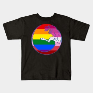 Gay / Lesbian Pride Dilophosaurus Kids T-Shirt